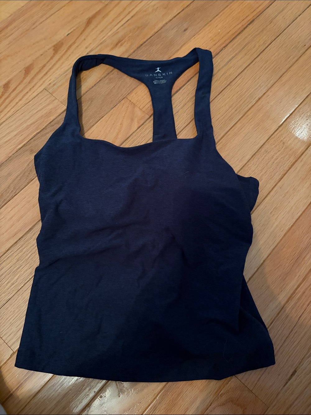 Danskin Navy Blue Racerback Tank Top